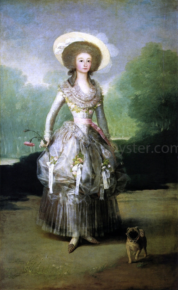  Francisco Jose de Goya Y Lucientes Mariana de Pontejos - Canvas Art Print