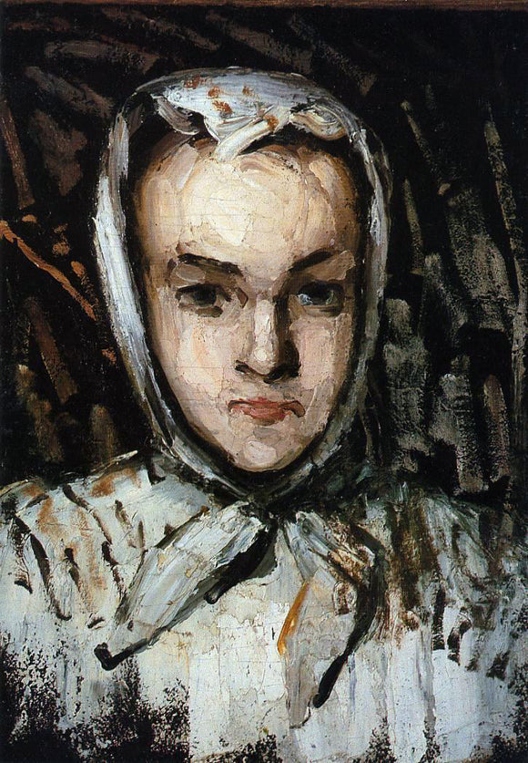  Paul Cezanne Marie Cezanne, the Artist's Sister - Canvas Art Print
