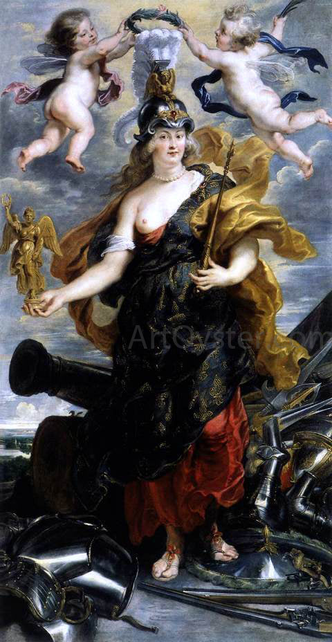  Peter Paul Rubens Marie de Medicis as Bellona - Canvas Art Print