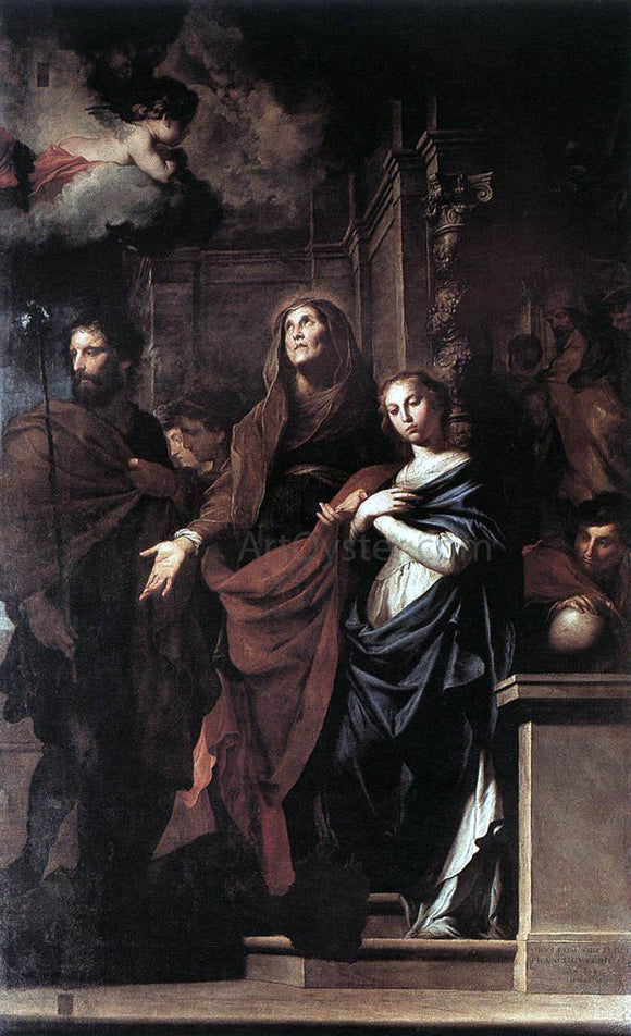  Pietro Novelli Marriage of the Virgin - Canvas Art Print