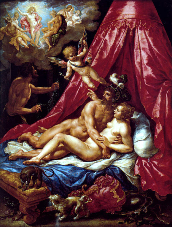  Hendrick De Clerck Mars and Venus Surprised by Apollo - Canvas Art Print