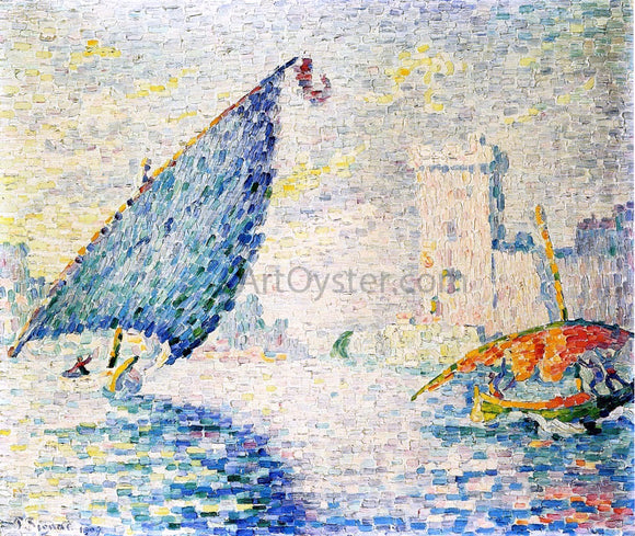  Paul Signac Marseille, Fishing Boats - Canvas Art Print
