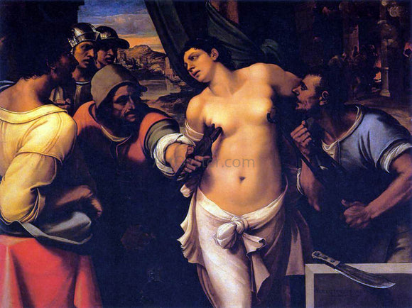  Sebastiano Del Piombo Martyrdom of St Agatha - Canvas Art Print