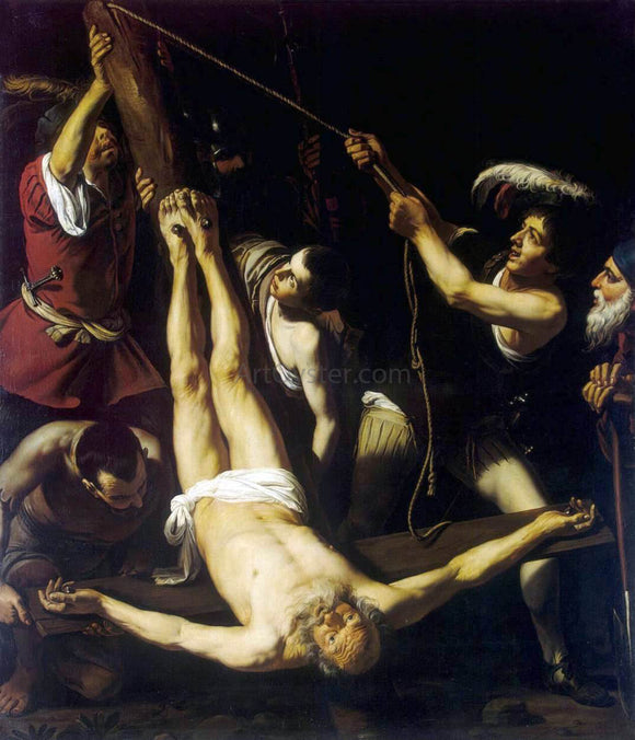  Lionello Spada Martyrdom of St Peter - Canvas Art Print