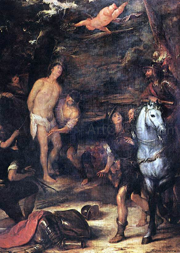  Jose Antolinez Martyrdom of St. Sebastian - Canvas Art Print