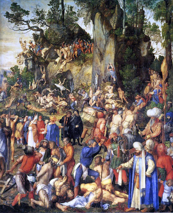 Albrecht Durer Martyrdom of the Ten Thousand - Canvas Art Print