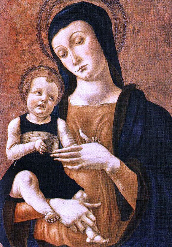  Alvise Vivarini Mary and Child - Canvas Art Print