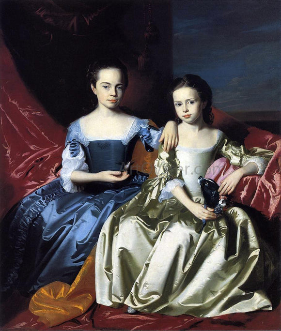  John Singleton Copley Mary and Elizabeth Royall - Canvas Art Print