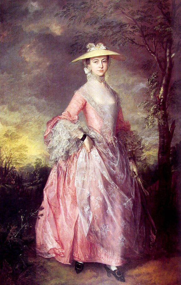  Thomas Gainsborough Mary, Countess of Howe - Canvas Art Print