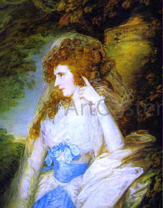  Thomas Gainsborough Mary, Lady Bate-Dudley - Canvas Art Print