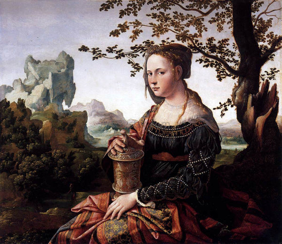  Jan Van Scorel Mary Magdalen - Canvas Art Print