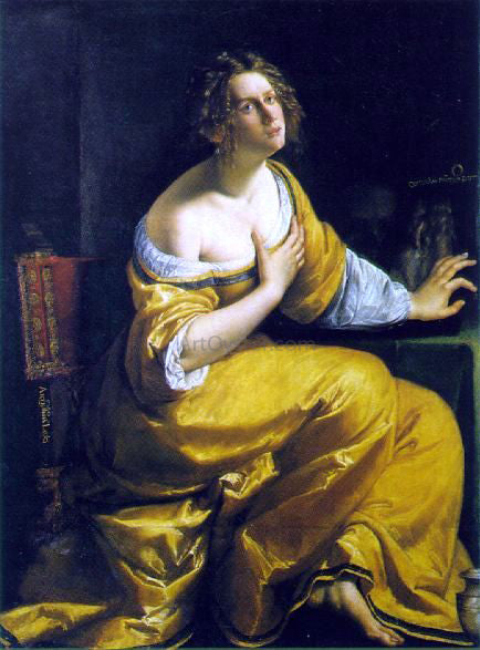  Artemisia Gentileschi Mary Magdalen - Canvas Art Print