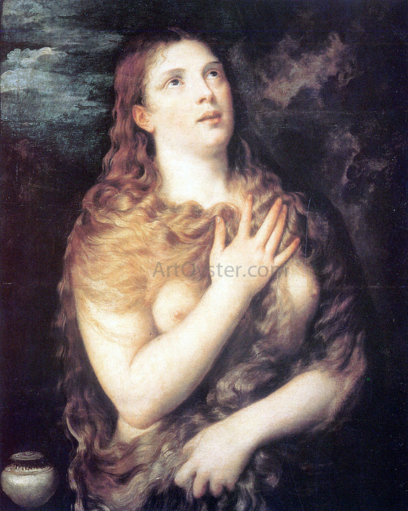  Titian Mary Magdalen Repentant - Canvas Art Print