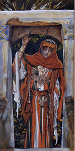  James Tissot Mary Magdelane Before Her Conversion - Canvas Art Print