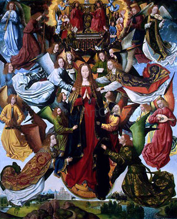  Master lucy Legend Mary, Queen of Heaven - Canvas Art Print