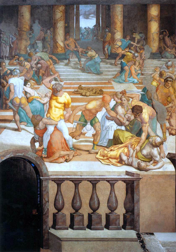  Daniele Da volterra Massacre of the Innocents - Canvas Art Print