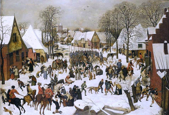  The Younger Pieter Brueghel A Massacre of the Innocents - Canvas Art Print