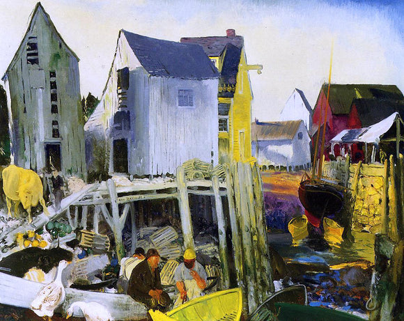  George Wesley Bellows Matinicus - Canvas Art Print