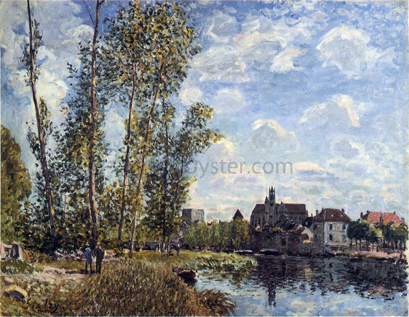  Alfred Sisley May Afternoon on the Loing - Canvas Art Print
