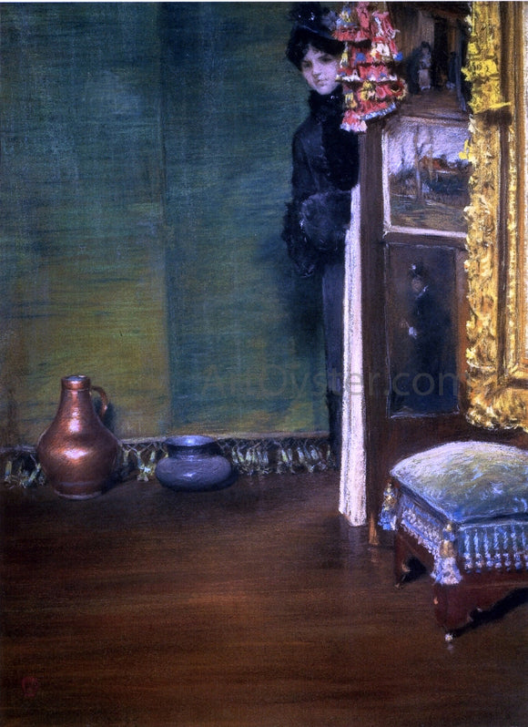  William Merritt Chase May I Come In? - Canvas Art Print