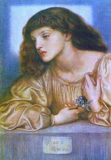 Dante Gabriel Rossetti May Morris - Canvas Art Print