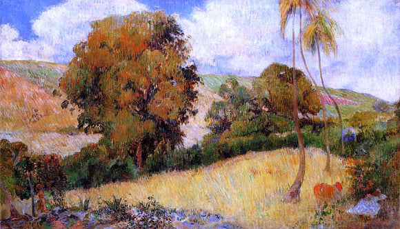  Paul Gauguin Meadow in Martinique - Canvas Art Print