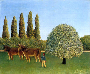  Henri Rousseau Meadowland - Canvas Art Print