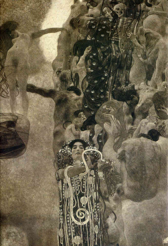  Gustav Klimt Medicine Final State - Canvas Art Print