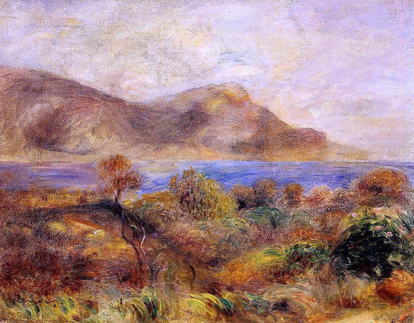  Pierre Auguste Renoir Mediteranean Landscape - Canvas Art Print