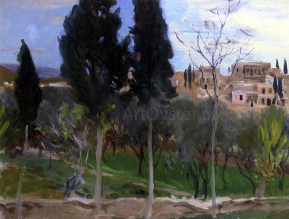  John Singer Sargent Mediterranean Landscape - Canvas Art Print