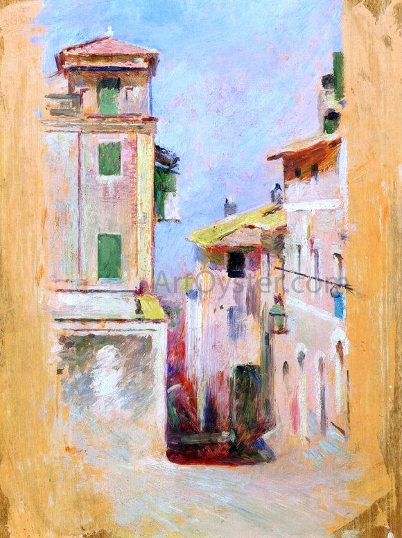  Theodore Robinson A Mediterranean View - Canvas Art Print