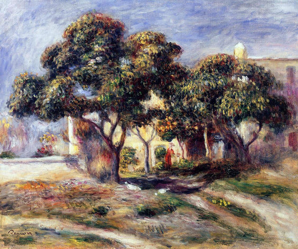  Pierre Auguste Renoir Medlar Trees, Cagnes - Canvas Art Print