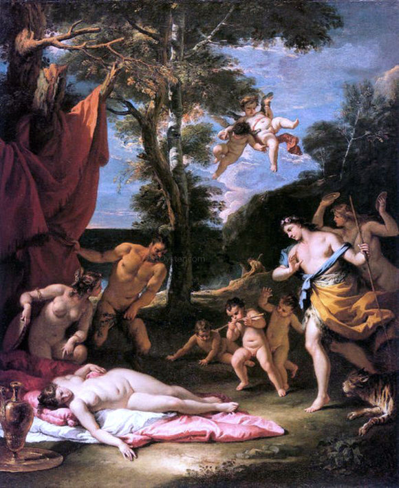  Sebastiano Ricci Meeting of Bacchus and Ariadne - Canvas Art Print