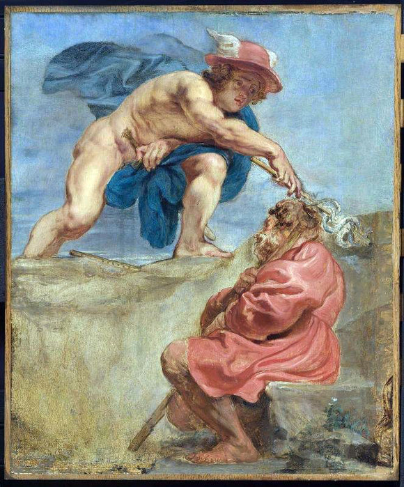  Peter Paul Rubens Mercury and a Sleeping Herdsman - Canvas Art Print