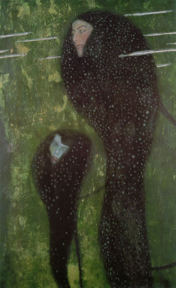  Gustav Klimt Mermaids - Canvas Art Print