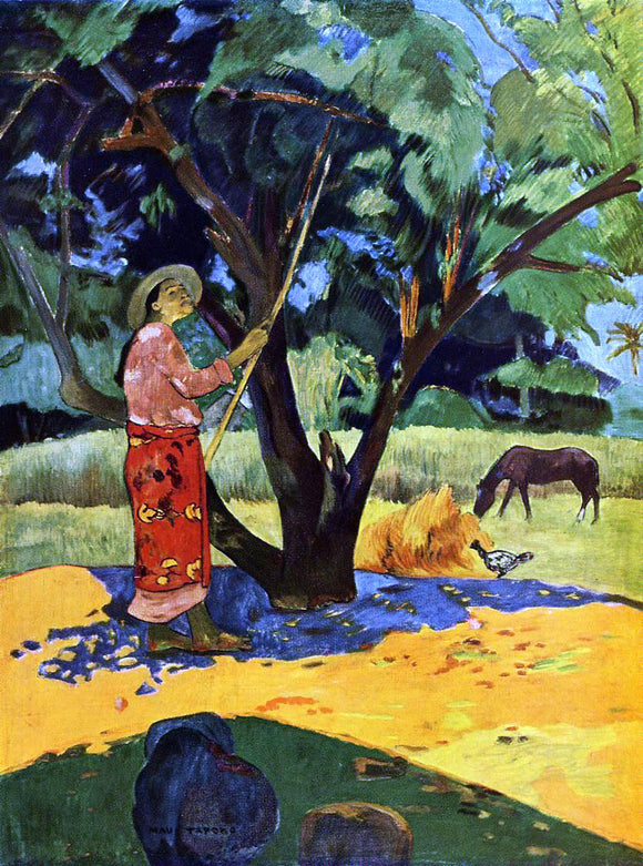  Paul Gauguin Meu Taporo (also known as Picking Lemons) - Canvas Art Print