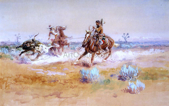  Charles Marion Russell Mexico - Canvas Art Print