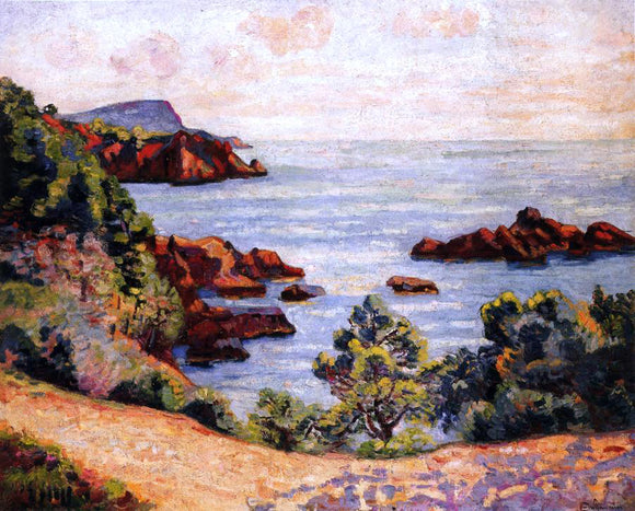  Armand Guillaumin Midday Landscape - Canvas Art Print