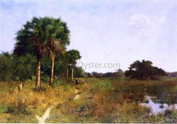  William Lamb Picknell Midwinter in Florida - Canvas Art Print