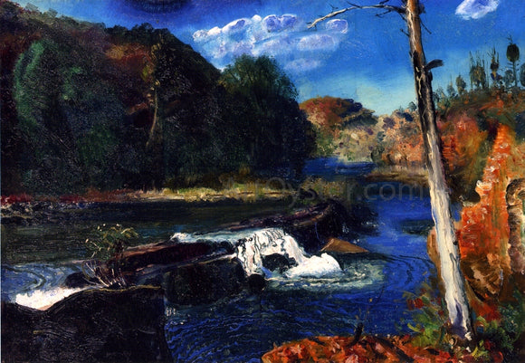 George Wesley Bellows Mill Dam - Canvas Art Print