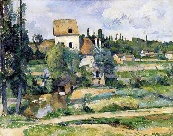  Paul Cezanne A Mill on the Couleuvre at Pontoise - Canvas Art Print