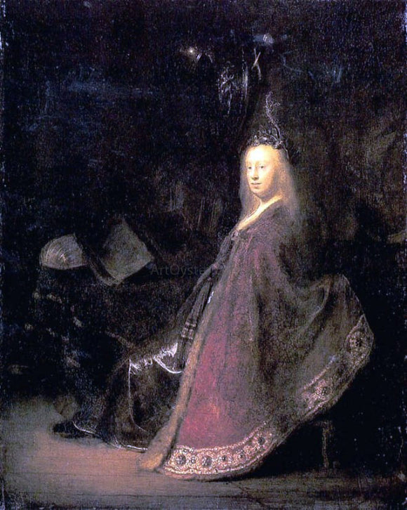  Rembrandt Van Rijn Minerva - Canvas Art Print