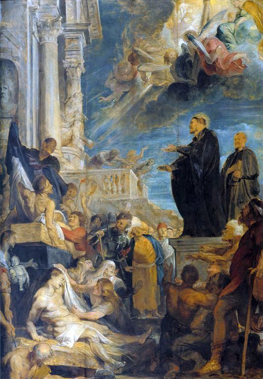  Peter Paul Rubens Miracle of St Francis - Canvas Art Print