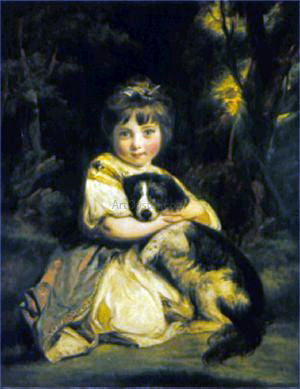  Sir Joshua Reynolds Miss Jane Bowles - Canvas Art Print