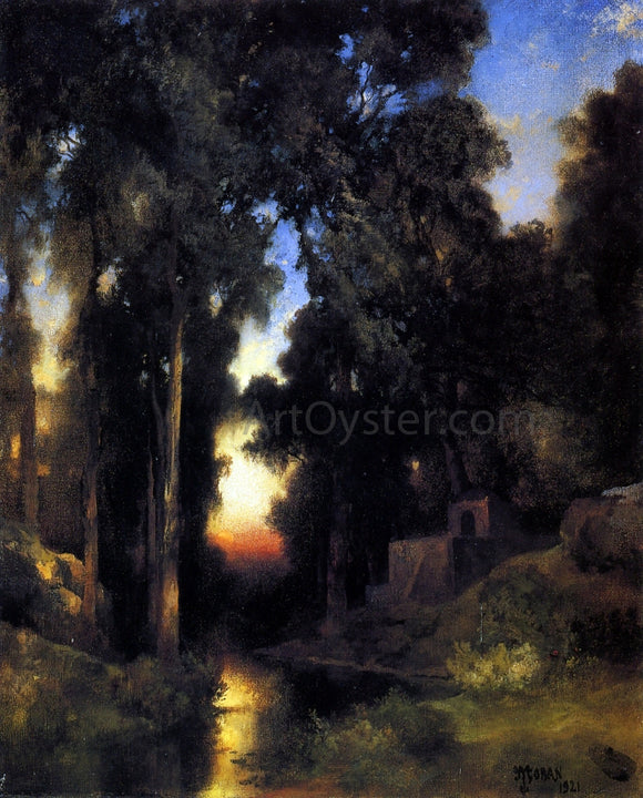  Thomas Moran Mission in Old Mexico - Canvas Art Print