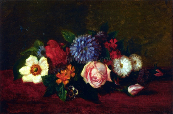  Charles Ethan Porter Mixed Bouquet - Canvas Art Print