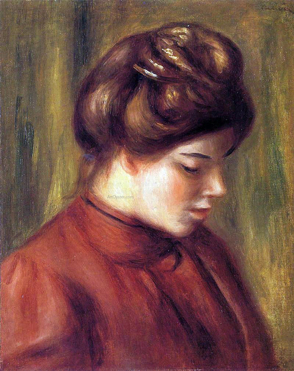  Pierre Auguste Renoir Mlle. Christine Lerolle - Canvas Art Print