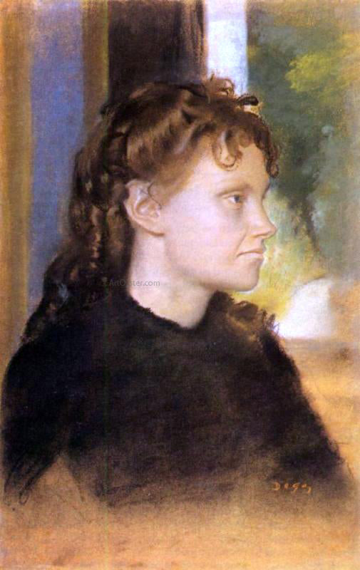  Edgar Degas Mme. Theodore Gobillard, nee Yves Morisot - Canvas Art Print