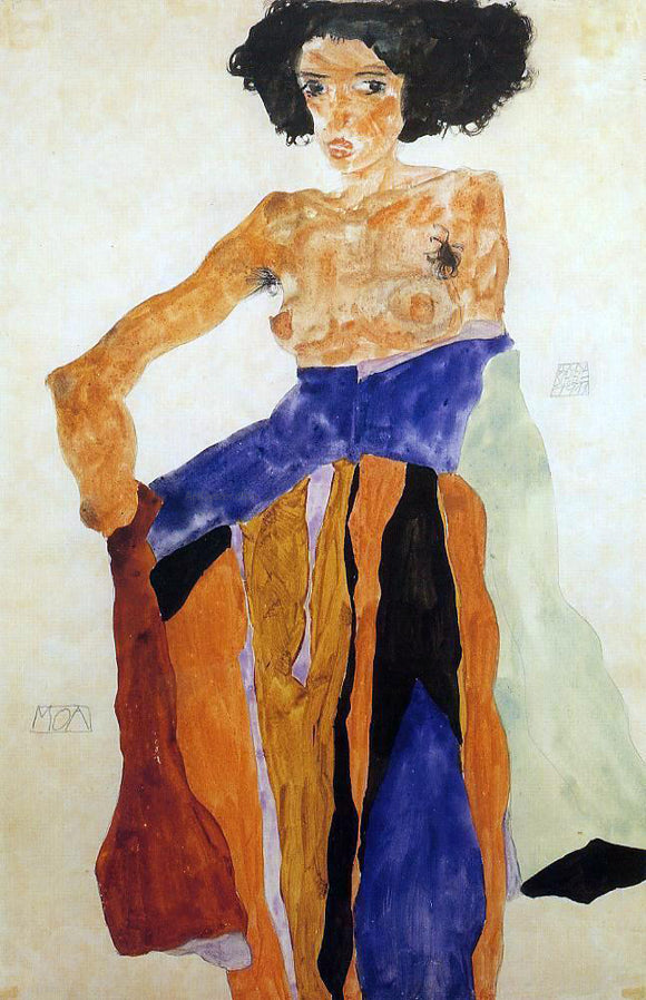 Egon Schiele Moa - Canvas Art Print