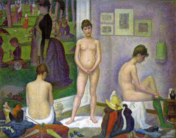  Georges Seurat Models - Canvas Art Print